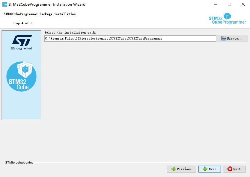 cubeprogrammer配置